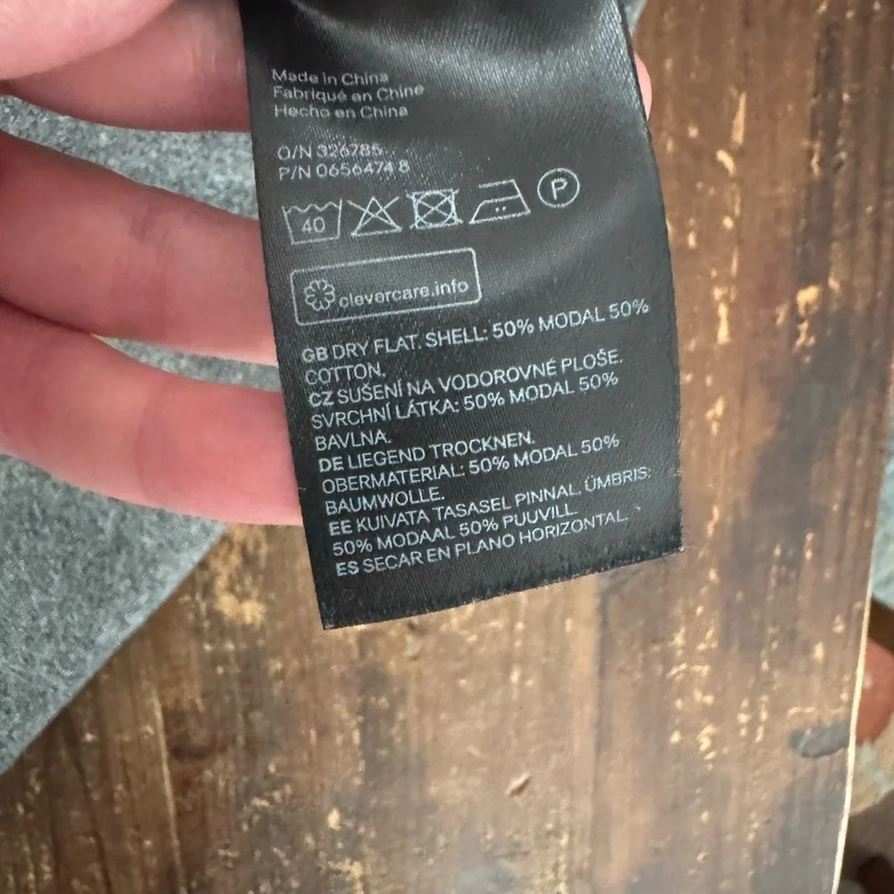 H&M Gray Quarter-Zip Sweater